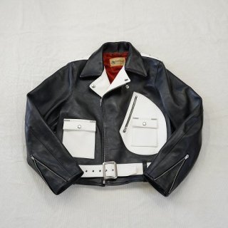 J485 Motorcycle Champ Horse Leather Jacket 