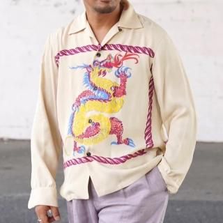 S541 Rayon Shirt Dragon