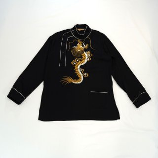 S544 Rayon Pullover Shirt Dragon 