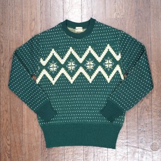 240202 The Groovin High 50'S  Crew Neck Knit Green ͽ Ǽ1112