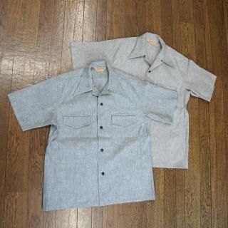 240109 1940s Chambray S/S Shirt 
