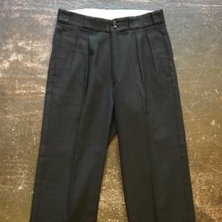 250313 30s Trousers  Wool Cotton Heringbone