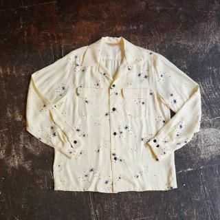 260106 Rayon L/S Shirt Dragon Bird Ivory BlackǼʻ 23