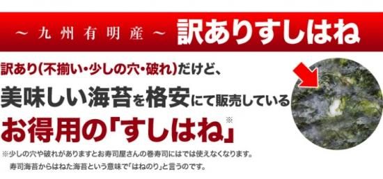 訳あり焼きのり半切40枚 10袋 まとめ買いでお得 株式会社荒木海苔店