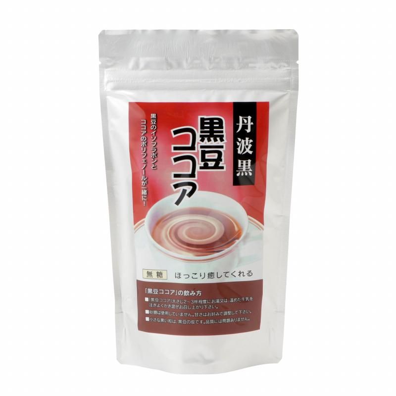 丹波黒 黒豆ココア【無糖】 160g - 【公式】「丹波黒豆」専門 丹波黒 黒豆ココア【無糖】 160g - 【公式】「丹波黒豆」専門