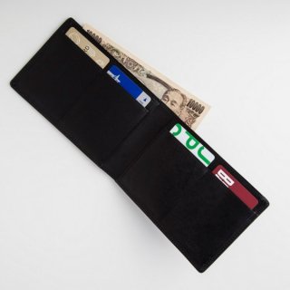 【THINly（スィンリー）】ヒップポケット派に最適なカードたっぷり二つ折り財布（札入大）ファスナー小銭入れ付
