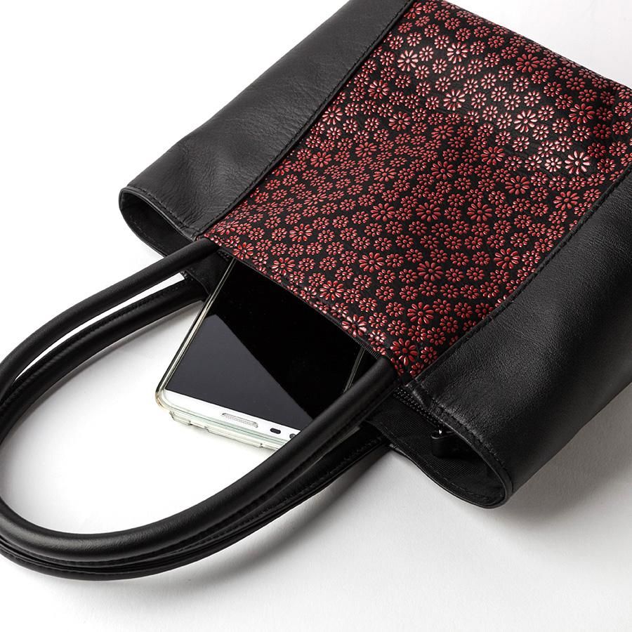 サトー】「印伝」手提げバッグ | KAWANOWA - 日本の革工房・職人を応援