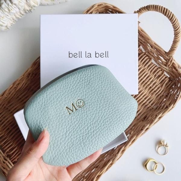 bell la bell(ベルラベル)】イニシャル刻印 がま口小銭入れ L bell la bell(ベルラベル)】イニシャル刻印 がま口小銭入れ L