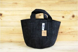 Root Pouch | Black with handle Non-Degradable 3gal(12L)<br/>ルーツポーチ ブラック 持手付き 生分解性