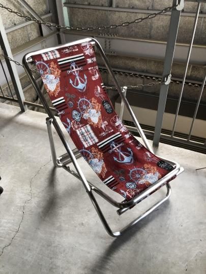 MANOMADE ORIGINAL | ”Sailing Club” original stainless hair line  deck chair
