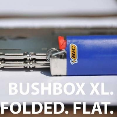 アウトドアクッカー BushBox/ブッシュボックス XL ステンレス製 アウトドアクッカー BushBox/ブッシュボックス XL ステンレス製
