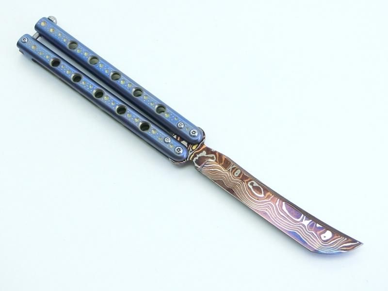 Devil Purple moon デビルパープルムーン#2 バタフライナイフ - 世界の