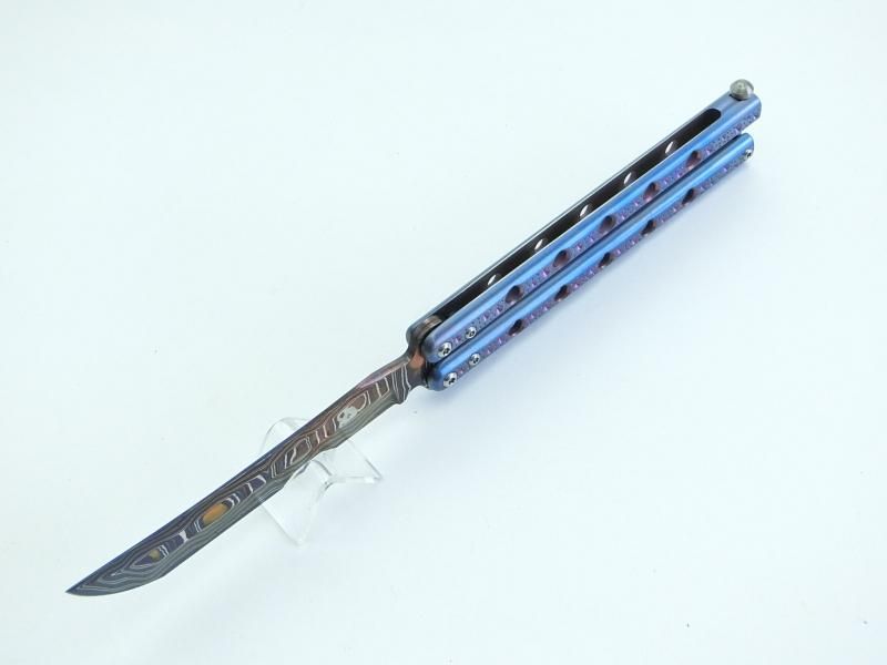 Atropos knife Devil Purple moon デビルズムーン#3 バタフライ Atropos knife Devil Purple moon デビルズムーン#3 バタフライ