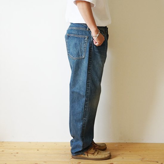 size32A.PRESSE Washed Denim Wide Pants 32 - パンツ