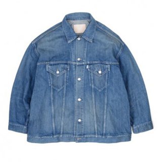 Graphpaper-Selvage Denim Trucker jacket<img class='new_mark_img2' src='https://img.shop-pro.jp/img/new/icons13.gif' style='border:none;display:inline;margin:0px;padding:0px;width:auto;' />