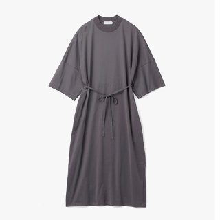 Graphpaper-Fine Cotton Mock Neck Big Sleeve Dress<img class='new_mark_img2' src='https://img.shop-pro.jp/img/new/icons13.gif' style='border:none;display:inline;margin:0px;padding:0px;width:auto;' />