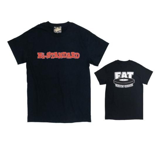 Hs Fat Logo Tee ブラック Hi Standard Official Web Store Hs Fat Logo Tee ブラック Hi Standard Official Web Store
