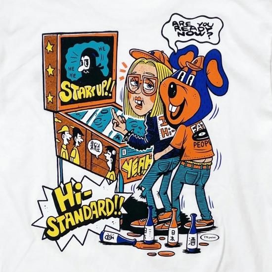 TM paint RAT T-shirt(WHITE) - Hi-STANDARD OFFICIAL WEB STORE TM paint RAT T-shirt(WHITE) - Hi-STANDARD OFFICIAL WEB STORE