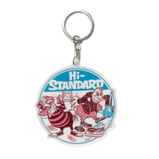 Hi-STANDARD METAL KEYHOLDER AQUA BLUE/PINK / ロック