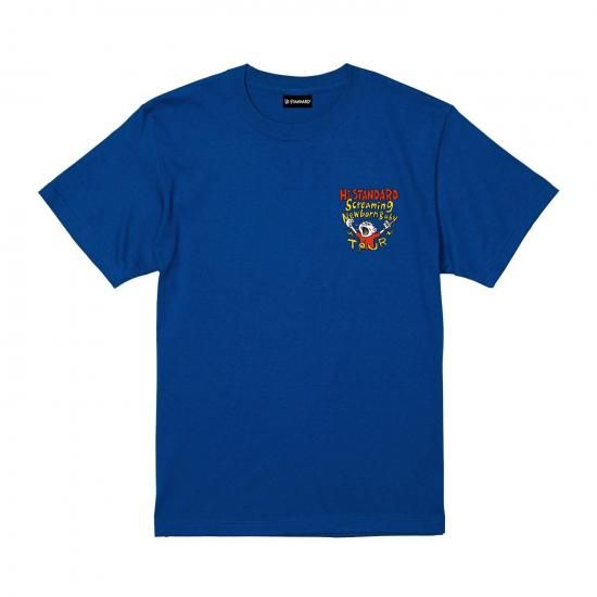 SNB TOUR HONGOLIAN T-shirt（BLUE） - Hi-STANDARD OFFICIAL WEB STORE