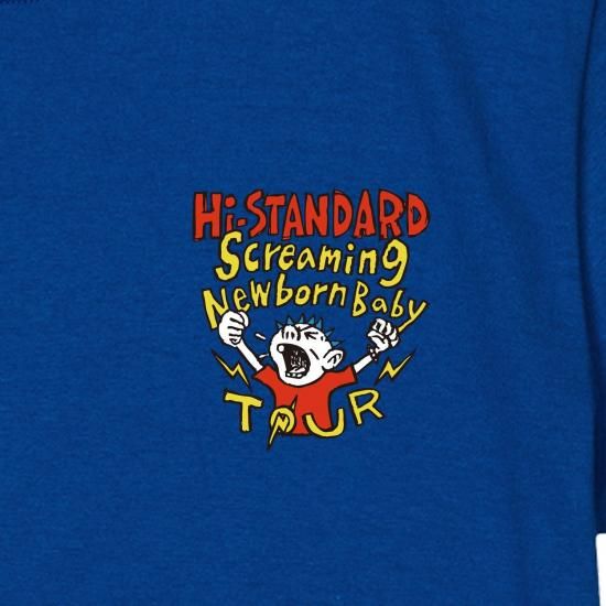 SNB TOUR HONGOLIAN T-shirt（BLUE） - Hi-STANDARD OFFICIAL WEB STORE