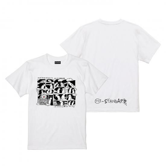 Diskah T-shirt（WHITE） - Hi-STANDARD OFFICIAL WEB STORE