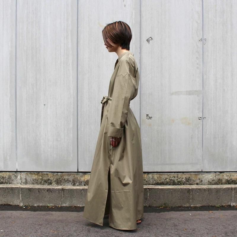 【40%OFF】【Cristaseya クリスタセヤ】LIGHT COTTON CAFTAN DRESS LIGHT KHAKI - THIRTY'  THIRTY' STORE