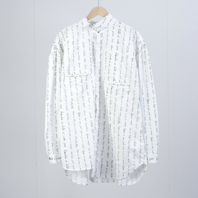 【50%OFF】【OUTIL ウティ】CHEMISIER SIROD WHITE