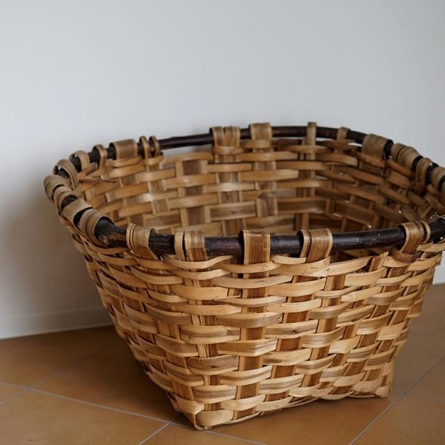 Big Wicker Basket / France / c.1960s