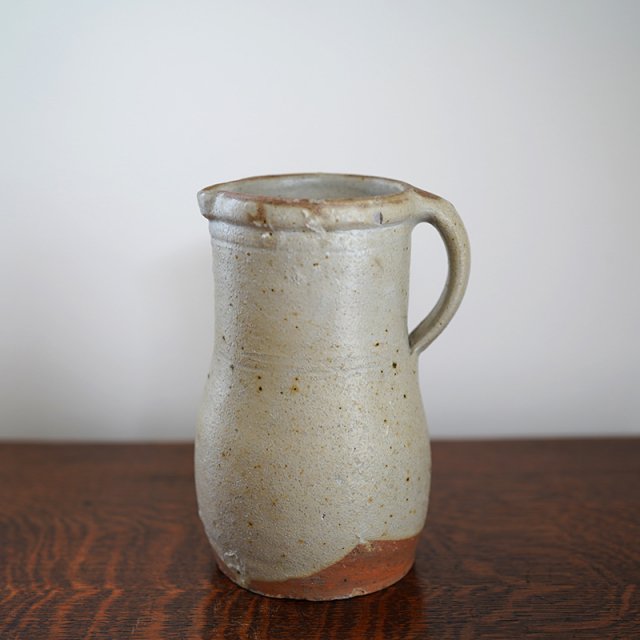 Antique Stoneware Small Pitcher 1/ France / c.1900s