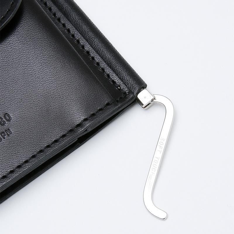 20/80 トウェンティーエイティー】KIP LEATHER CLIP WALLET BK