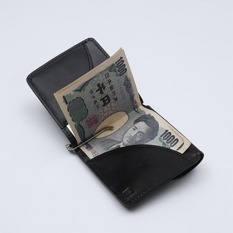 20/80 トウェンティーエイティー】KIP LEATHER CLIP WALLET BK
