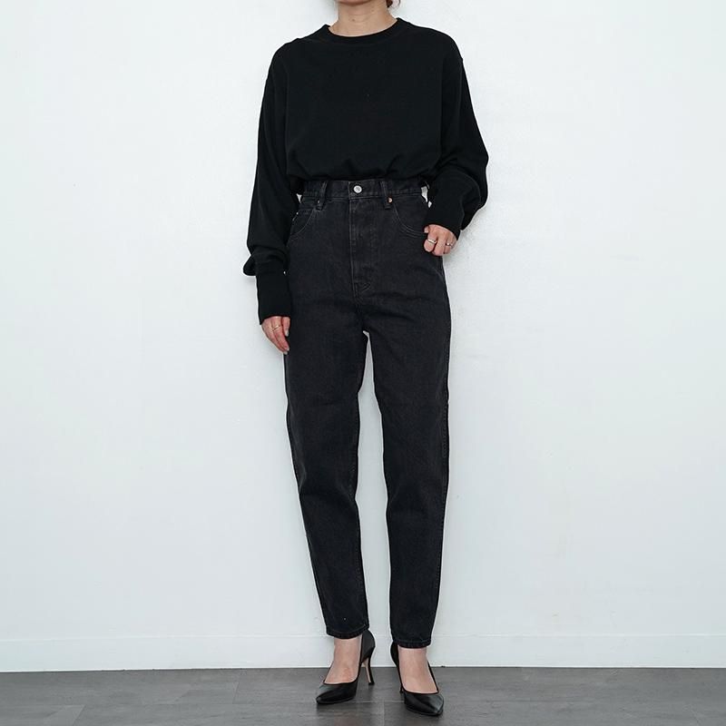 【THE SHINZONE Bottoms Ranking No.3】【THE SHINZONE / ザ シンゾーン】CARROT DENIM  BLACK/ キャロットデニム - THIRTY' THIRTY' STORE