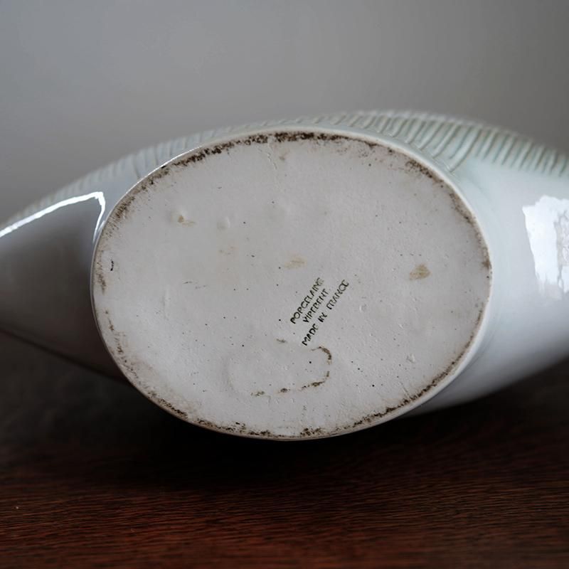 Vase Porcelaine Virebent by Yves Mohy / France / 70s Vase Porcelaine Virebent by Yves Mohy / France / 70s