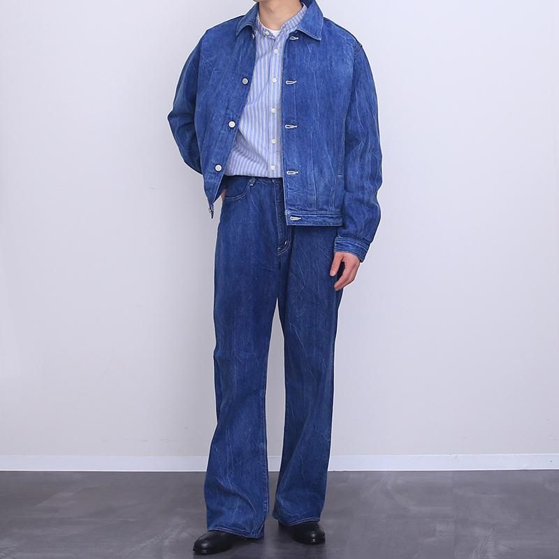 オーラリー SELVEDGE FADED LIGHT デニムパンツ 23SS - デニム/ジーンズ