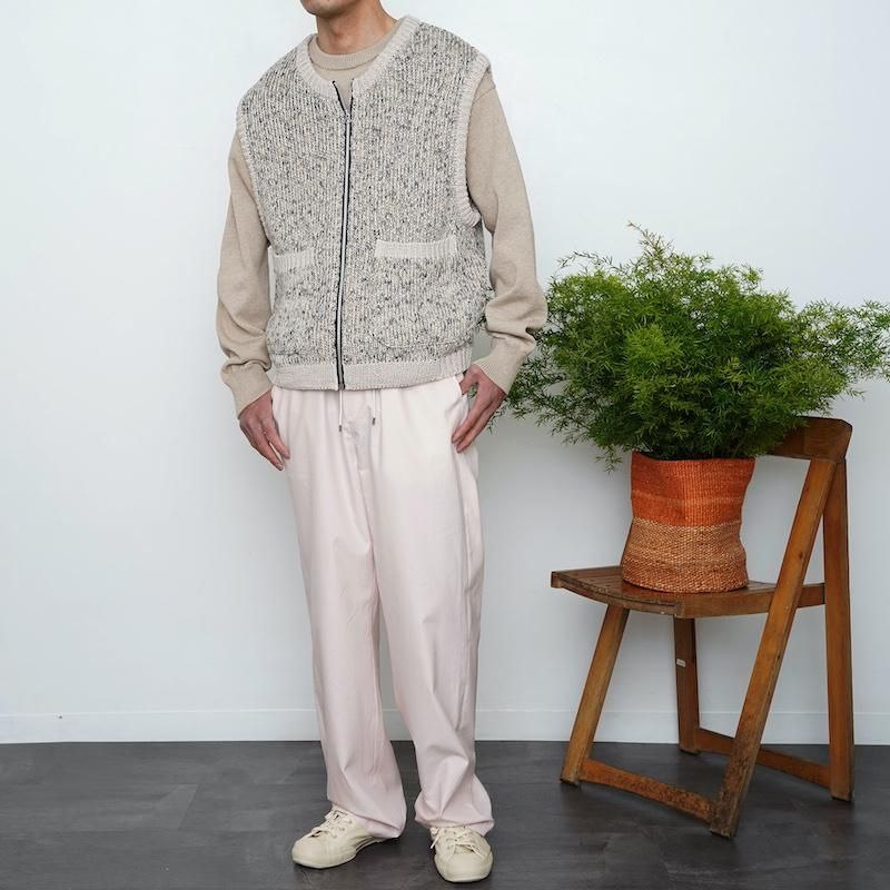 ENCOMING】KNITTED TWO POCKET VEST rsuganesha.com
