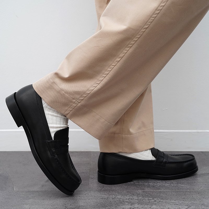 【FOOTSTOCK ORIGINALS フットストックオリジナルズ】LOAFER(IMPERIAL SOLE) BLACK - THIRTY'  THIRTY' STORE