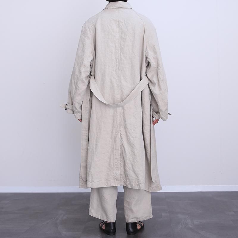 MANTEAU UZES NATURAL LINEN [ OUTILウティ ]