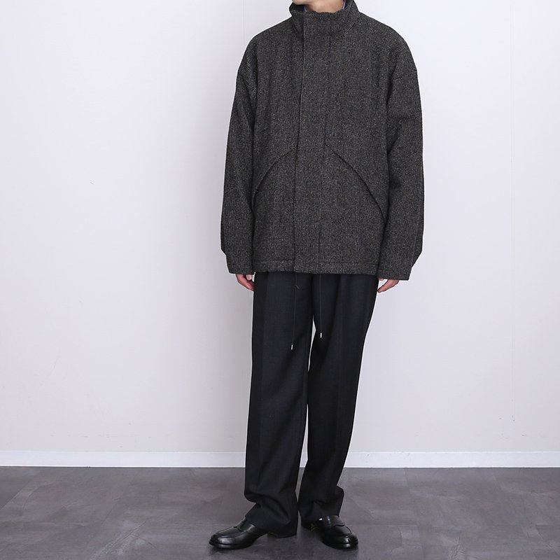 割引価格割引価格WOOL HAIRLINE LIGHT TWEED ZIP BLOUSON アウター