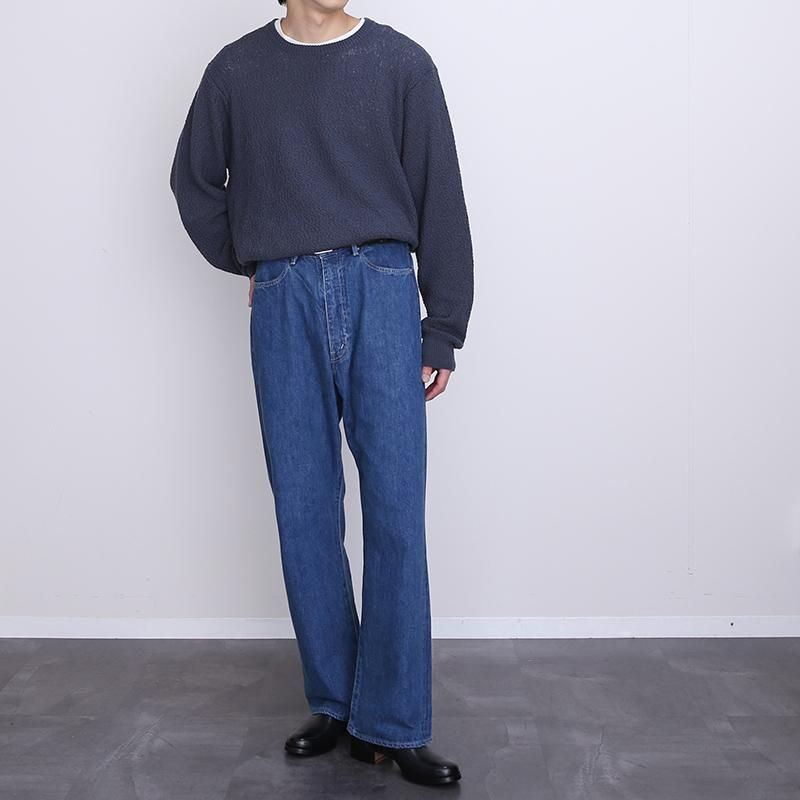 AURALEE 23ss SELVEDGE FADED  DENIM PANTS