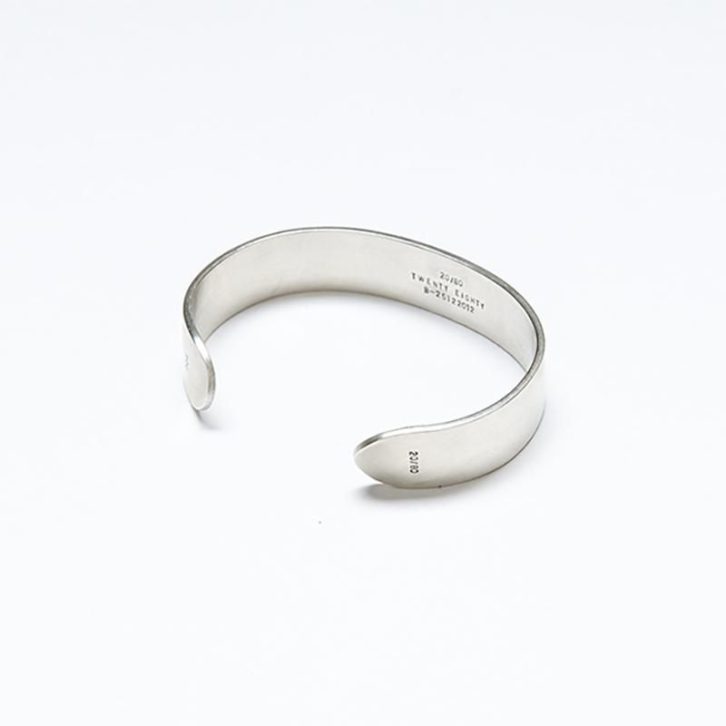 20/80 トウェンティーエイティー】STERLING SILVER ID BANGLE 13mm ...