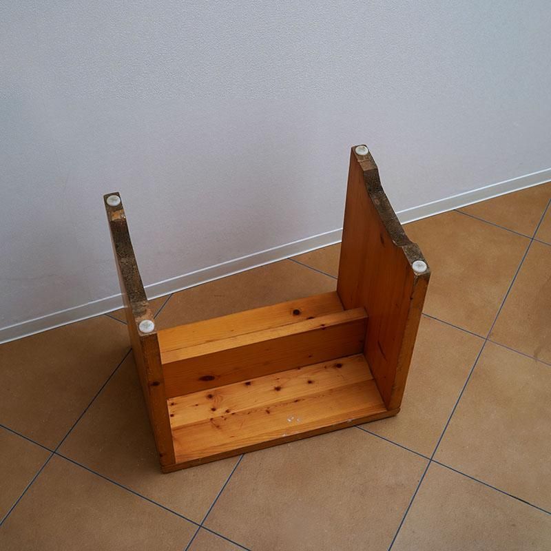 Les Arcs Square Stool / Charlotte Perriand / 60s / France