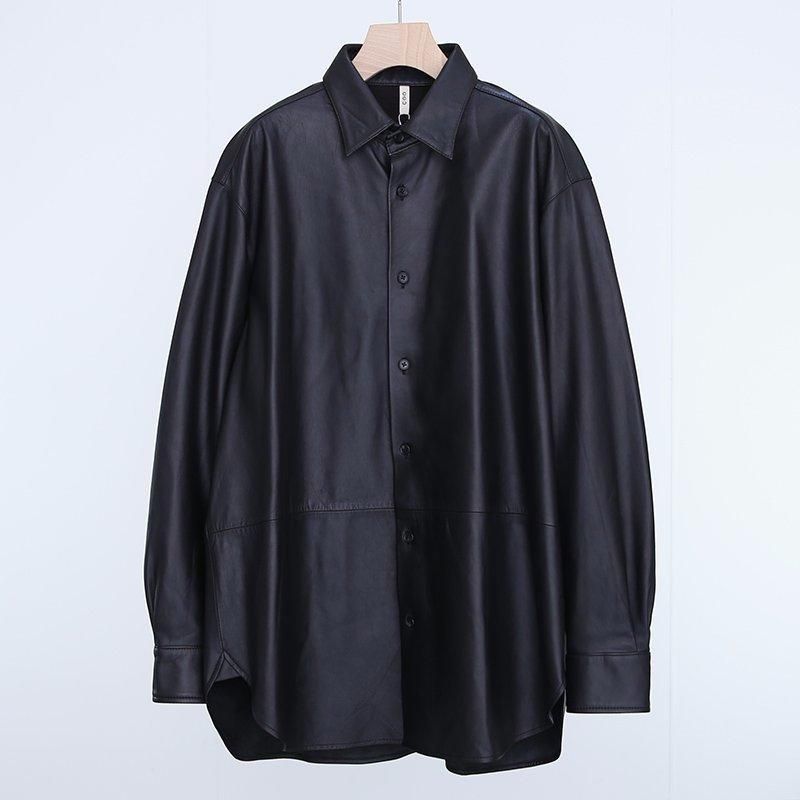 CCU シーシーユー】NEAT REGULAR COLLAR SHIRT BLACK - THIRTY' THIRTY 