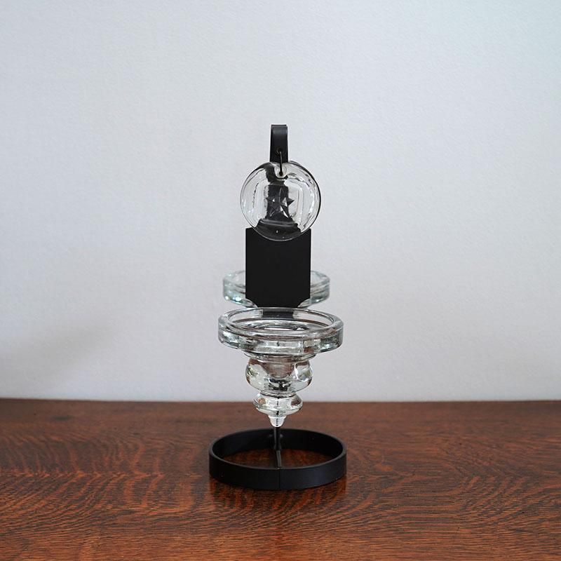 Erik Hoglund Candle Stand with Medallion / Sweden / 1950s
