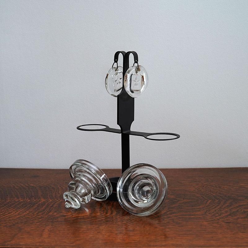 Erik Hoglund Candle Stand with Medallion / Sweden / 1950s