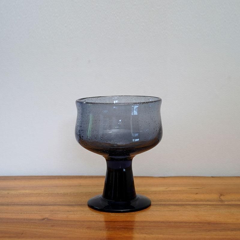 【内祝い】 Erik 1950s-70s / Sweden / Boda Kosta / Goblet Gray Hoglund 工芸ガラス