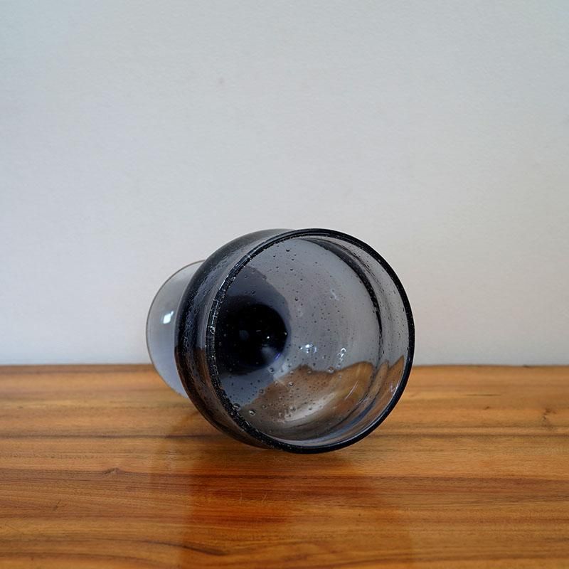 Erik Hoglund Gray Goblet / Kosta Boda / Sweden / 1950s-70s