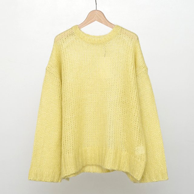 【2022 A/W】【THE SHINZONE / ザ シンゾーン】LINK CABLE KNIT YELLOW