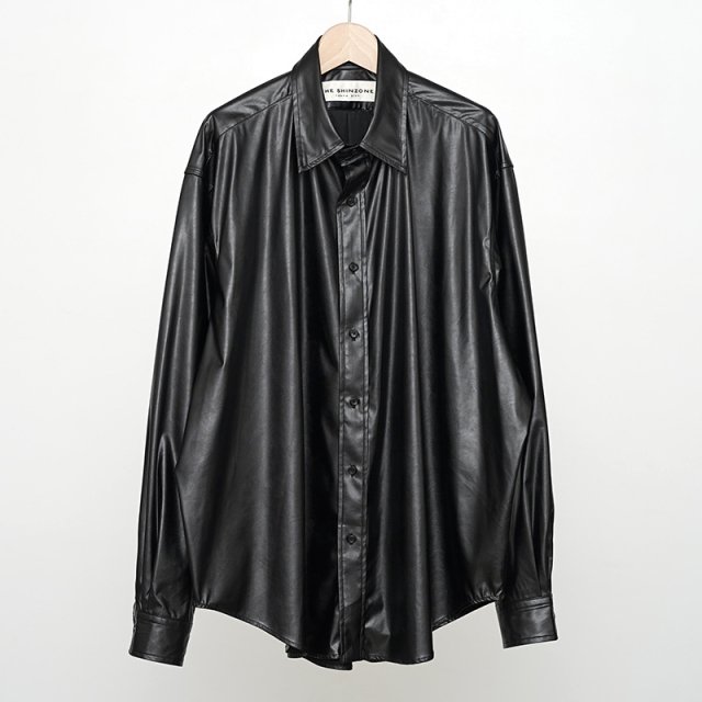 【2022 A/W】【THE SHINZONE / ザ シンゾーン】SYNTHETIC LEATHER SH BLACK