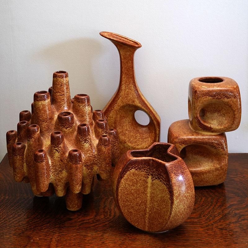 Bertoncello Ceramiche d'Arte / Large 27 Chimneys Vase Bertoncello Ceramiche d'Arte / Large 27 Chimneys Vase